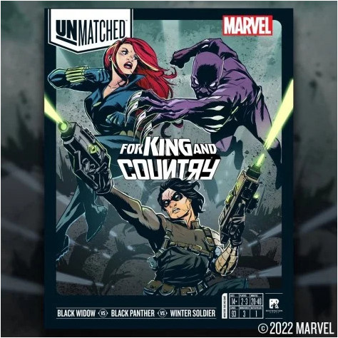 Unmatched For King and Country (2022) -  Inglés  Juego básico