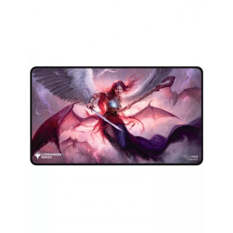 Tapete Commander Series Black Stitched Playmat Kaalia - Fan Vote Magic The Gathering