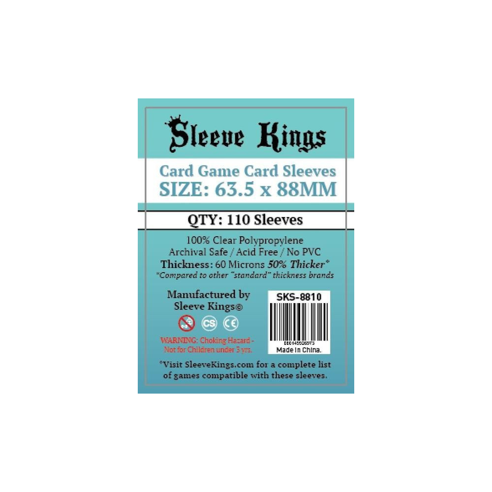 Sleeve Kings Card Game Card Sleeves (63.5x88mm)