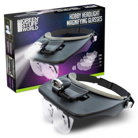 Gafas con lupa modelismo