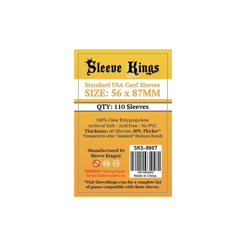 Sleeve Kings Standard USA Card Sleeves (56x87mm)