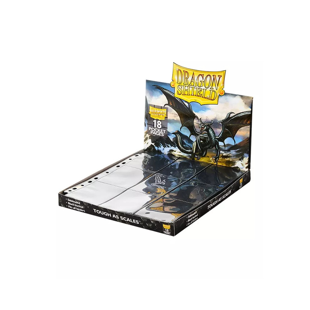 Páginas de 18 bolsillos para cartas standard