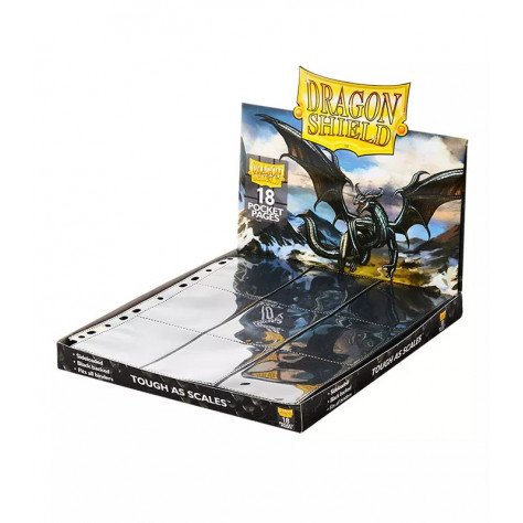 Páginas de 18 bolsillos para cartas standard