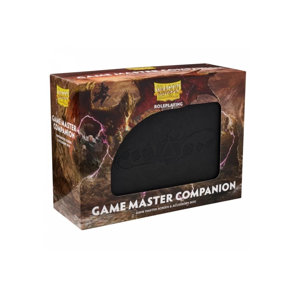 Game Master Screen and accesory box para juegos de rol Iron Grey - Dragon Shield