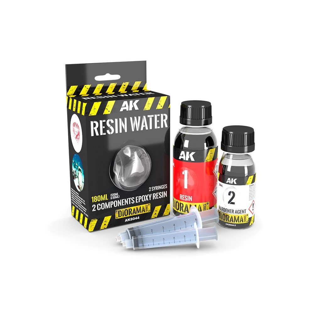 RESIN WATER – RESINA EPOXY 2 COMPONENTS 180ml