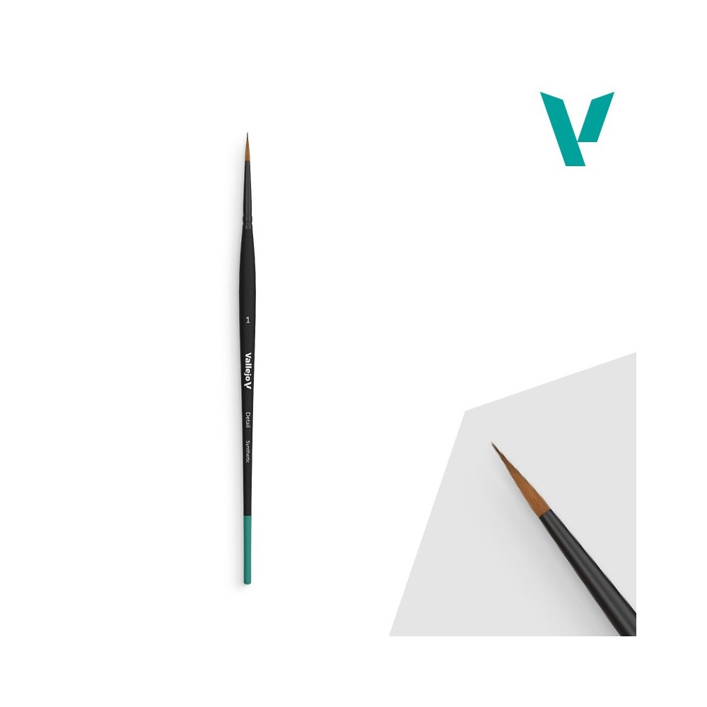 Detail - Pincel Redondo Sintético Nº1