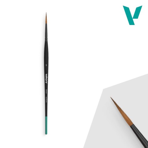 Detail - Pincel Redondo Sintético Nº3