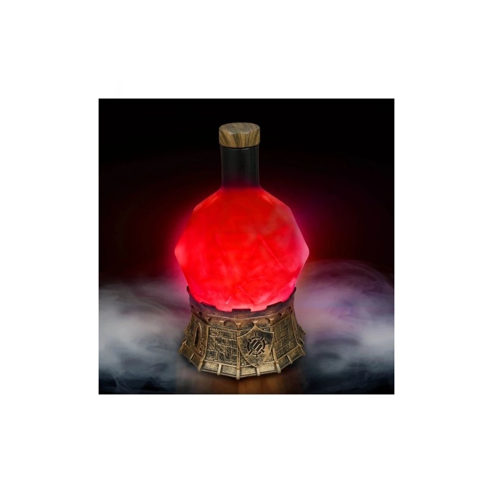 Luz de Poción del Hechicero con Remolino Místico