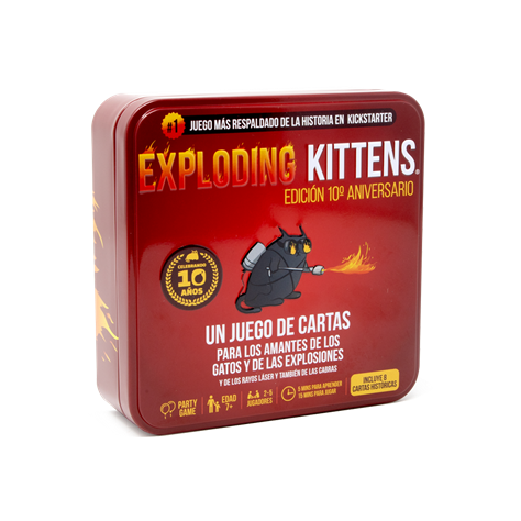 Exploding Kittens Edición 10º Aniversario